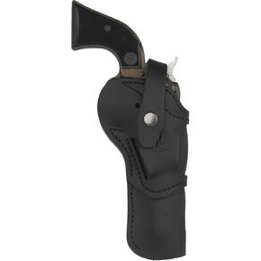 1791 GUNLEATHER Single Six Holster - Ambidextrous Leather 22 Revolver Holster, Fits Heritage Rough Rider, Ruger Wrangler, Colt New Frontier and Similar Six Gun Pistols (5.5)