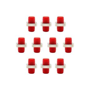 Low Loss Single Mode Multimode Simplex FC-FC Connector Fiber Optic Adapter Flange Coupler Square Optical Attenuator 10pcs