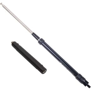 Laser Engraved GRA-7350TC 3/8-24 3/8" x24 CB HF 3.5MHz 7-30MHz/50MHz Broadband Telescopic Portable Ham Amateur Mobile Radio Antenna