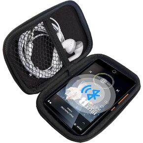 4.0" Full Touchscreen MP3 Player Case, Lamshaw Hard Shell Travel and Storage Case Carrying Case Compatible with ZAQE M505 4.0" Full Touchscreen MP3 Player (Black)