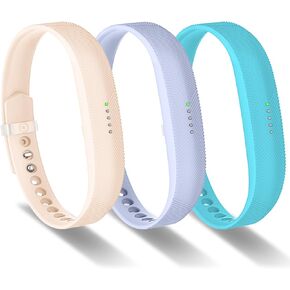 Compatible with Fitbit Flex 2 Bands,Replacement for Flex 2 Sport Accessories Bracelet Band Strap Soft Silicone W/Fastener Clasp for Flex 2 Watch, Adjustable Wrist Band for Small Large