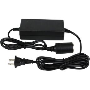 12V 5A AC/DC Power Supply Adapter for Coleman Thermoelectric Hot/Cold Cooler，for Camping Home Office Dorm or Vehicle Use Cigarette Lighter Plug Socket Power Supply Cord PS