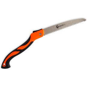 Backwoods Folding Saw for Trimming and Cutting Wood, Rugged Blade (10") Ergonomic Non-Slip Handle