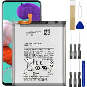 for Galaxy A51 Replacement Battery, EB-BA515ABY Battery for Samsung Galaxy A51 SM-A515F SM-A515F/DS with Repair Tool Kit