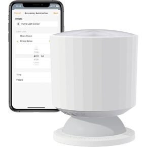 Qingping Motion & Light Sensor, Works with Apple HomeKit via Thread or Bluetooth, Two Sensors Combined for Various Automation, Long Standby Time