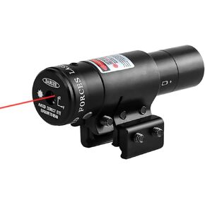 Beileshi Adjustable Dot Laser Sight Compact Tactical Red Laser Sight with Picatinny Mount Alan Wrenches for Hunting