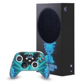 Head Case Designs Officially Licensed Rick And Morty Pickle Rick Graphics Game Console Wrap and Game Controller Skin Bundle Compatible With Xbox Series S