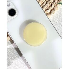 Solid Color Phone Grip Stand, Cute Resin Clear Cell Phone Holder,Handmade Expandable Collapsible Cell Phone Accessory, Phone Charms Kindle Holder Support with Transparent Base
