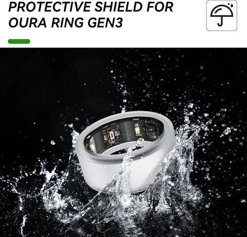 2 قطعة لـ Oura Ring Gen3 حافظة ناعمة من السيليكون لـ Oura Gen3 واقيات مضادة للخدش مقاومة للماء M 11/12/13 2-شفاف in Kuwait