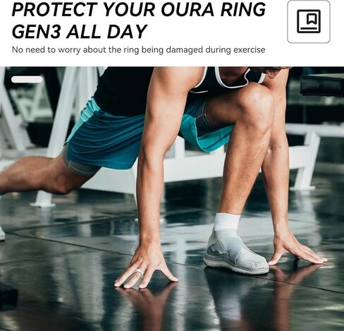 2 قطعة لـ Oura Ring Gen3 حافظة ناعمة من السيليكون لـ Oura Gen3 واقيات مضادة للخدش مقاومة للماء M 11/12/13 2-شفاف in Kuwait