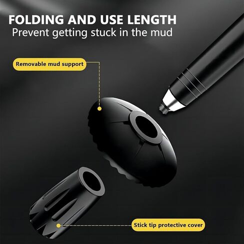 Collapsible Mountaineering Pole,Hiking Poles for Women, Lightweight, Foldable with Quick Lock System for Men and Women Camping and Hiking, 1pc. in Saudi Arabia