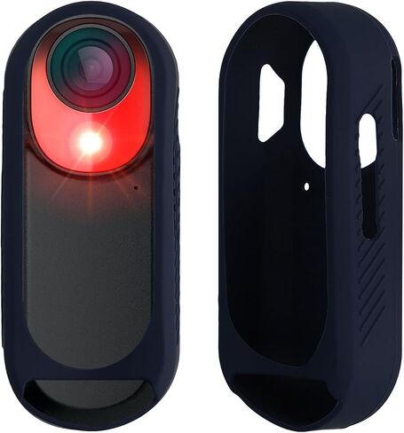 kwmobile Taillight Cover Compatible with Garmin Varia RCT715 Case - Rear Bike Light Silicone Case - Dark Blue in Saudi Arabia
