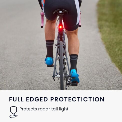 kwmobile Taillight Cover Compatible with Garmin Varia RCT715 Case - Rear Bike Light Silicone Case - Dark Blue in Saudi Arabia
