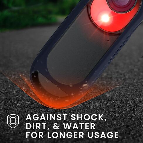 kwmobile Taillight Cover Compatible with Garmin Varia RCT715 Case - Rear Bike Light Silicone Case - Dark Blue in Saudi Arabia