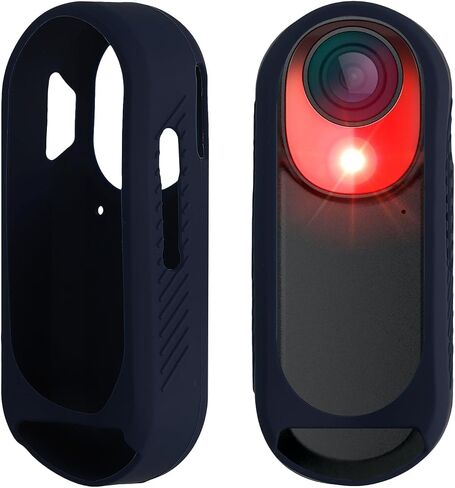 kwmobile Taillight Cover Compatible with Garmin Varia RCT715 Case - Rear Bike Light Silicone Case - Dark Blue in Saudi Arabia
