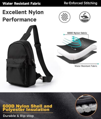 Sling Bag for Men Leather Crossbody Bag with Handgun Holder and USB Charging Port, Vintage Cross Body Pack, 7L Small Casual Daypacks for Travel, Commute, Cycling (Brown) in Saudi Arabia