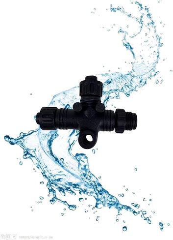 SMARTMARINE NMEA 2000 (N2K) T-Connector لـ Garmin Lowrance Simrad B&G Navico Maretron Networks 5 pin IP68 مقاوم للماء (عبوة واحدة) in Kuwait