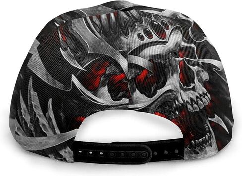 Skull Tattoo Revenge Fierce Faced Women Men Baseball Cap Adjustable Trucker Plain Hats 6 Panel Caps Polo Style Dad Hat Unisex in Saudi Arabia