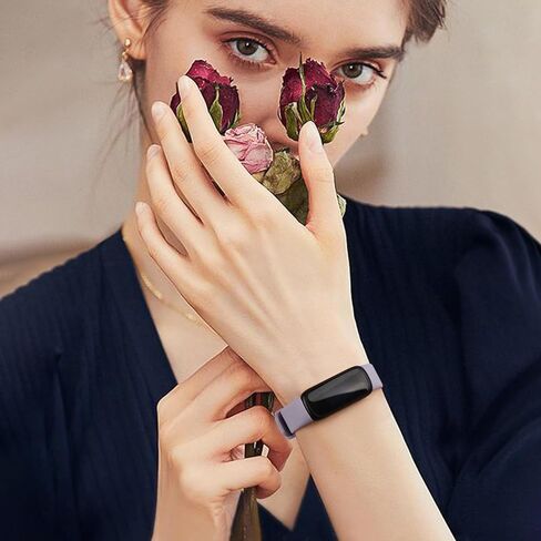 10 عبوات من Fitbit Inspire 3 - أشرطة بديلة رياضية قابلة للتعديل من السيليكون الناعم للنساء والرجال in Kuwait