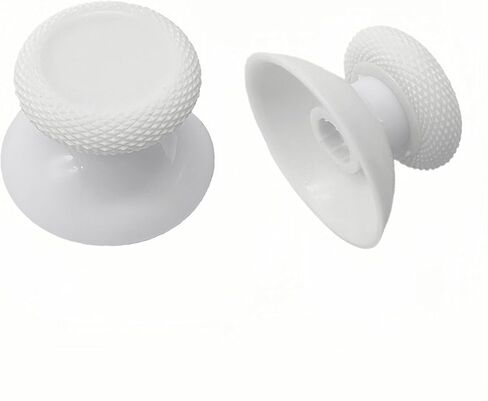 4PCS Custom Analog Thumb Sticks for Meta Quest 3 Controller, Replacement Thumbsticks for Oculus Quest 2 Left Right Controller, VR Accessories Repair Kit Joysticks Buttons for Metaquest Pro - White in Saudi Arabia
