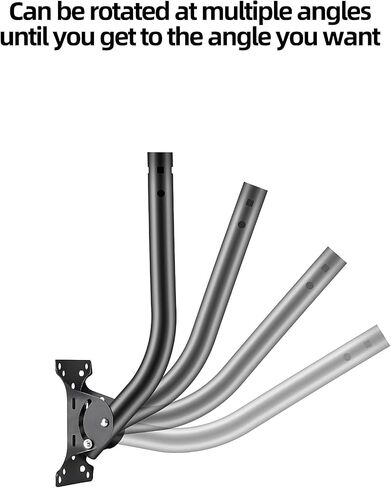Starlink Gen 3 Pipe Adapter, Starlink Long Wall Hanging Bracket for Starlink Gen Kit, V3Barrier， Mounting Kit for Starlink (Black) in Saudi Arabia