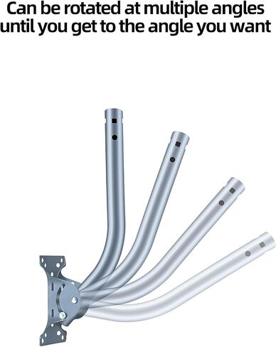 Starlink Gen 3 Pipe Adapter, Starlink Long Wall Hanging Bracket for Starlink Gen Kit, V3Barrier， Mounting Kit for Starlink (Black) in Saudi Arabia
