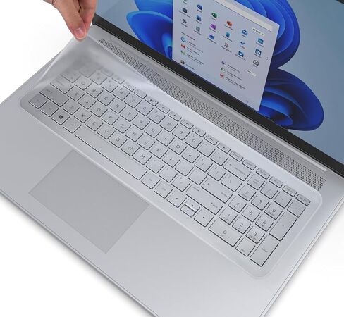 Universal 13" 14" Laptop Keyboard Cover Skin for 13-14 Inch Laptop Notebook Keyboard, Ultra Thin Dell HP Acer ASUS Lenovo MacBook Keyboard Protector(12.2" x 5.07") - Clear in Kuwait