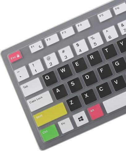 Keyboard Cover Skin for Dell KM636 KB216 KB216t KB216d KB216p Wired & Wireless Keyboard, Dell Optiplex 5250 3050 3240 5460 7450 7050, Dell Inspiron Desktop 24" 27" 5400 5490 7700 7790 3475 3670 3477 in Kuwait