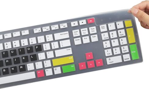 Keyboard Cover Skin for Dell KM636 KB216 KB216t KB216d KB216p Wired & Wireless Keyboard, Dell Optiplex 5250 3050 3240 5460 7450 7050, Dell Inspiron Desktop 24" 27" 5400 5490 7700 7790 3475 3670 3477 in Kuwait