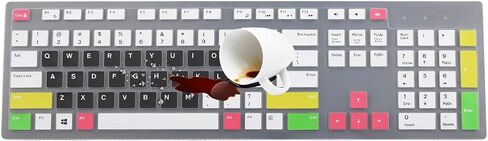 Keyboard Cover Skin for Dell KM636 KB216 KB216t KB216d KB216p Wired & Wireless Keyboard, Dell Optiplex 5250 3050 3240 5460 7450 7050, Dell Inspiron Desktop 24" 27" 5400 5490 7700 7790 3475 3670 3477 in Kuwait