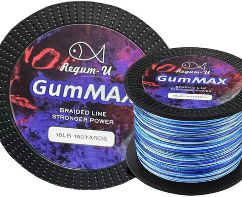 Gummax 8 Strand Braided Fishing Line | -Pro Grade Power Performance-Abrasion Resistant-Zero Stretch-Smaller Diameter in Saudi Arabia