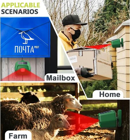 Driveway Alarm 3000Ft Solar Powered Wireless Outdoor Motion Sensor Alarm Waterproof Motion Detector with Digital Display 36 Melodies 4 Volume Levels for Gate Driveway Garage and Home Security in Saudi Arabia