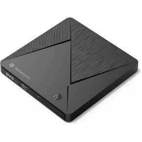 Yottamaster External Blu ray Drive, Portable Type-C Blu ray Burner DVD Player Compatible with/Win10/ Mac OS, External blu-ray DVD Drive for Laptop/MacBook/Desktop/Car [P-CD04]