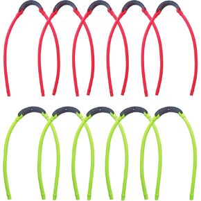 Elastic Rubber Tubular Bands, 10 Pieces Slingshot Replacement Band Sets Heavy Pull Slingshot Bands Slingshot Replacement Tubing Sling Shot Tube