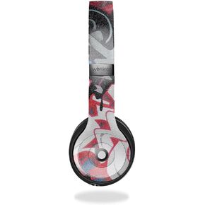 Glossy Glitter Skin Compatible with Beats Solo 4 - Graffiti Mash Up - Premium 3M Vinyl Protective Wrap Decal Cover - Easy to Apply | Crafted in The USA by MightySkins