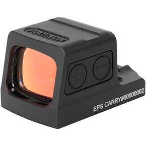 HOLOSUN EPS Carry 2 MOA Dot Reflex Pistol Sight - Waterproof Shake-Awake Parallax-Free Aluminum Enclosed Sight for Subcompact Handguns - RMSc-to-K Footprint Adapter Plate Included