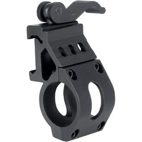 Monstrum 1 Inch Offset Picatinny Rail Mount for Flashlights with Quick Release