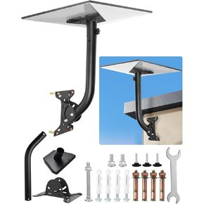 Starlink Gen 3 Mount-Adjustable Starlink Mount,Starlink Mounting Kit Includes Gen 3 Pipe Adapter & Starlink Pole Mount, Starlink Roof Mount for Optimal Installation & Signal Reception