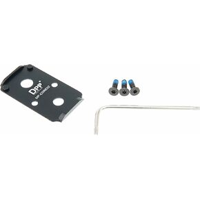 DPP Titanium Mount/Adapter Plate Compatible with Smith & Wesson MP 2.0 Optics Ready/CORE Holosun 407C/507C/508T Trijicon RMR/SRO