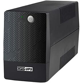 OPTI-UPS TS800E 800va / 480 Watts (USA 120 Volts) 3 Year Warranty Line Interactive UPS Battery Backup & Surge Protector AVR Automatic Voltage Regulator - Uninterruptible Power Supply (Black, 800va)