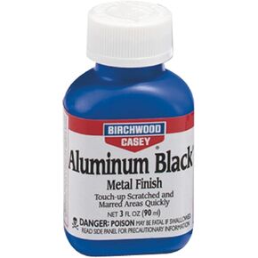 Birchwood Casey Fast-Drying Fast-Acting Aluminum Black Metal Finish for Restoring Scratched and Marred Areas, Gun Cleaning