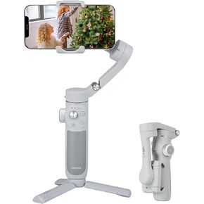 FeiyuTech VB4SE [Official] 3-Axis Smartphone Stabilizer,for iPhone Android Gimbal,Face/Object Tracking,fits iPhone 14 13 12 pro Samsung Huawei MI Cellphone,YouTube TikTok IG,Max 260g-Vimble 4SE