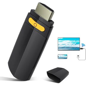 avedio links Wireless Display Adapter, WiFi 1080P Streaming Devices for iPhone to TV, No Setup, No App Needed Screen Mirroring Dongle Receiver to Monitor/Projector/TV for iPhone/iPad/MacBook iOS DLNA