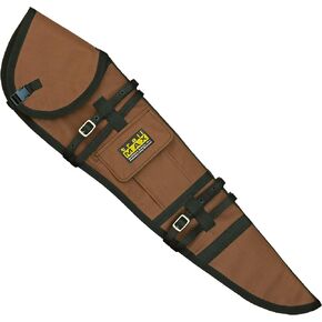 TrailMax Protector Rifle Scabbard, Gun Case, for 28 inch Barrel & 56mm Large Scope with 1-1/2 inch Turrets, Secure on a Horse or ATV, Shock Absorbent, Heavy Duty Polyester Shell