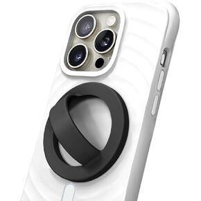 Silicone Magnetic Phone Grip - Magnetic Finger Loop Design Magnetic Ring for iPhone Back Magnet Phone Holder Compatible with Magnetic Case