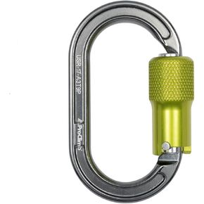 I-Beamer Oval Lock Carabiner | NFPA Certified | 27kN MBS | Hot Forged Aluminum| I-Beam Design for Climbing, Rescue, Rigging & Rappelling