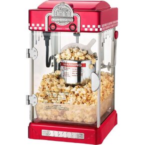 آلة صنع الفشار من ليتل بامبينو - صانع الفشار على الطراز القديم، غلاية 2.5 أونصة، أكواب قياس، مغرفة، وأكواب تقديم من جريت نورثرن بوبكورن (أحمر) (112832EAE) in Kuwait