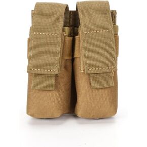 Tactical Double Pistol Magazine Pouch Mag Holder