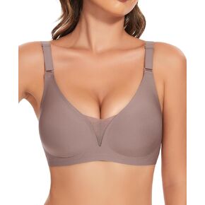 Women No Underwire Comfort V Neck Wireless Seamless Bra in Kuwait
