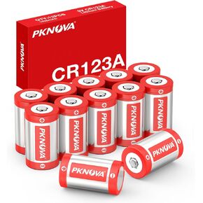 CR123A Battery, 8 Count, CR123A Lithium Batteries, 3 Volt 123 Batteries for Flashlight, Home Safety and Security Devices, 10 Year Shelf Life
